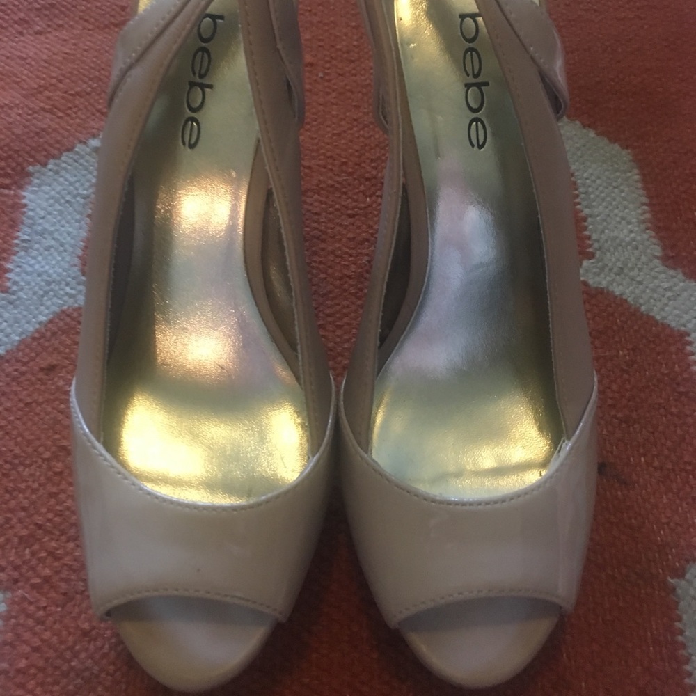 BeBe peep toe pumps